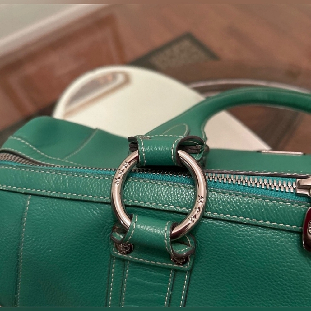 MCM Pebbled Leather Boston Bag - Picture 2 of 7